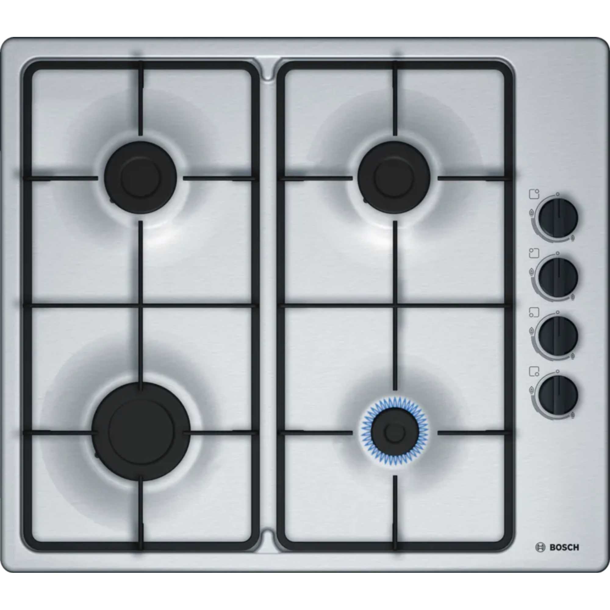 PBP6B5B60 580mm Integrated Four Zone Gas Hob - Stainless Steel