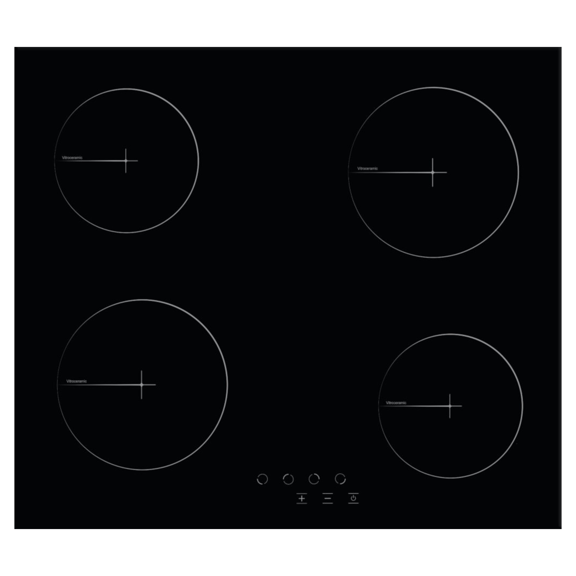 BCH600T1B 4 Zone Touch Control Ceramic Hob