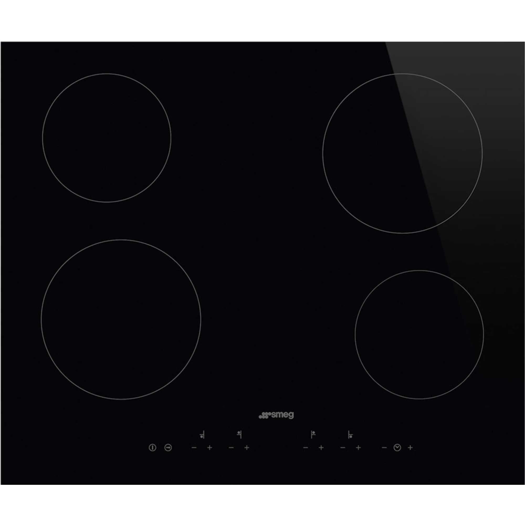 SE364TD 60cm Universal Aesthetic 4 Zone Ceramic Hob - Black