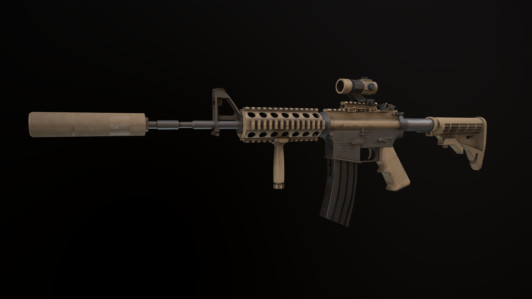 Silenced M4 Carbine