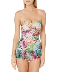 Gottex - Standard Bandeau Swimdress One Piece Swimsuit - Lyst