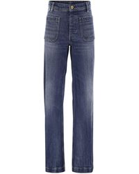 Polo Ralph Lauren - Wide -Bein -Jeans in Stretch -Baumwolle - Lyst