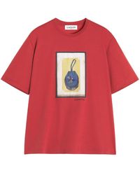 Lanvin - Archive-Print Classic T-Shirt - Lyst