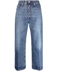 Polo Ralph Lauren - Wide-Leg Cropped Jeans - Lyst