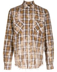 Amiri - Bleach Logo Flannel Shirt - Lyst