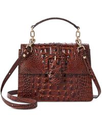 Brahmin - Small Hallie Melbourne Leather Satchel - Lyst