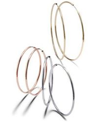 Macy's - Endless Hoop Earring Collection In 14k Gold White Gold Rose Gold - Lyst