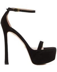 Stuart Weitzman - Thick-Soled High-Heeled Sandals - Lyst