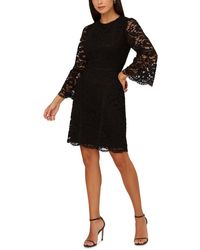 Adrianna Papell - Lace Mini Cocktail And Party Dress - Lyst