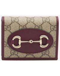 Gucci - Horsebit 1995 Monogram Cardholder - Lyst