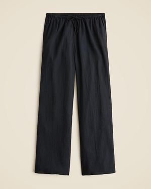 J.Crew Airy Gauze Beach Pant - Black