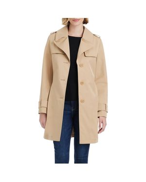 Kate Spade Short Trench Coat - Natural