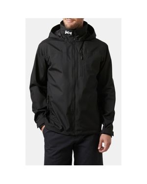 Helly Hansen Crew 2.0 Waterproof Hooded Sailing Jacket - Black