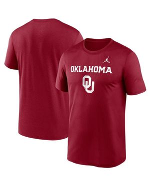 Nike Oklahoma Sooners Lockup Legend Performance T-Shirt - Red