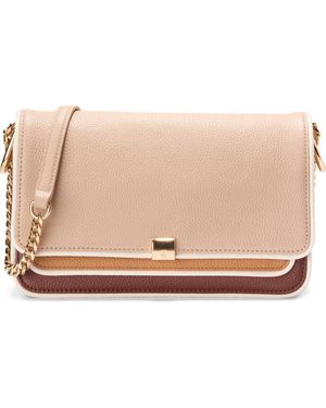 Cole Haan Daniella Leather Chain Shoulder Bag - Natural