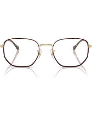 Ray-Ban 53Mm Irregular Optical Glasses - Brown