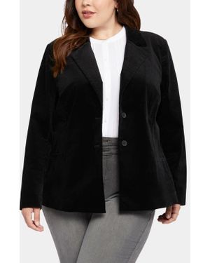 NYDJ Classic Velveteen Blazer - Black