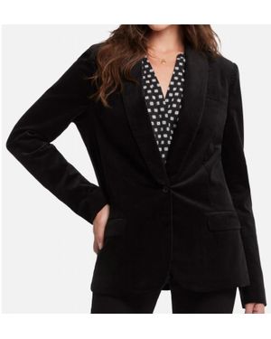 NYDJ Velveteen Tuxedo Jacket - Black