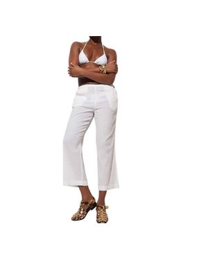 J.Crew Relaxed Beach Pant - White