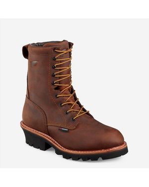 Red Wing Loggermax 9-Inch Insulated, Waterproof Safety Toe Boot - Brown