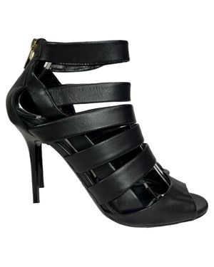 Jimmy Choo Dame Caged Sandals - Black