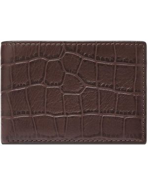 Fossil Derrick Fpw Bifold - Brown