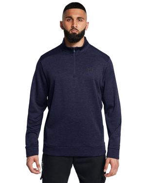 Under Armour Armor Fleece Twist Quarter Zip, - Blue