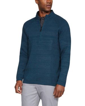 Under Armour Ua Threadborne 1⁄2 Zip Sweater Md Blue