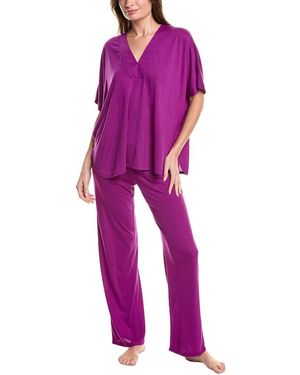 Natori Congo Oth Pj Length 26" Inseam 31",hyacinth,small - Purple