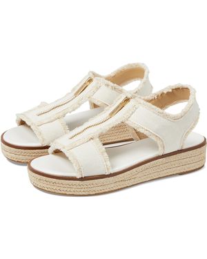 Michael Kors Berkley Espadrille Wedge Sandal - Metallic