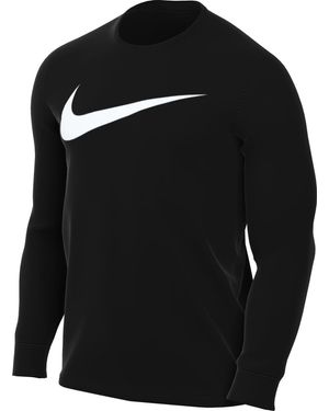 Nike M Nsw Tee Ls Fran Icon Swsh Long-sleeved Top - Black