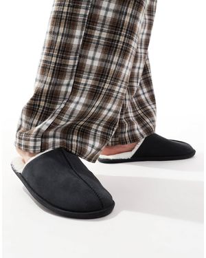 ASOS – mules-hausschuhe - Schwarz