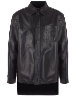 Loewe Leather Jacket - Black