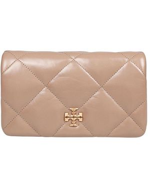 Tory Burch Portafoglio Con Catena Kira - Natural