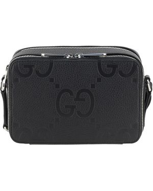 Gucci Mini Jumbo Gg Shoulder Bag - Black