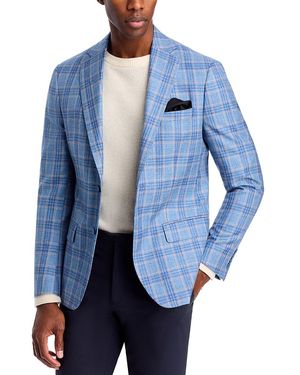 Robert Graham Plaid Slim Fit Sport Coat - Blue