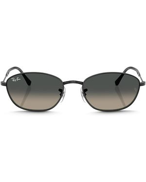 Ray-Ban Oval Sunglasses, 58Mm - Black