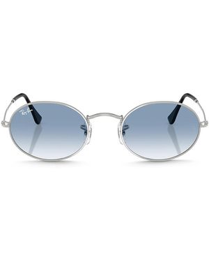 Ray-Ban Oval Sunglasses, 54Mm - Blue