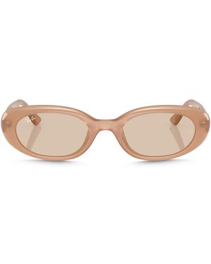 Ray-Ban Oval Pillow Sunglasses, 53Mm - Natural