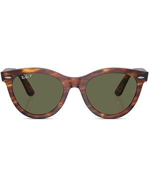 Ray-Ban Oval Sunglasses, 54Mm - Green