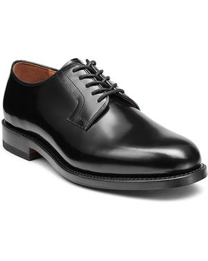 G.H. Bass & Co. G. H.Bass Monogram Lace Up Blucher Derby Dress Shoes - Black