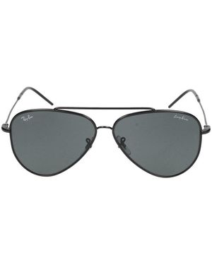 Ray-Ban Aviator Frame Sunglasses - Black