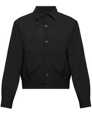 Lanvin Logo Patch Shirt - Black