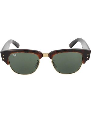 Ray-Ban Mega Clubmaster Square Frame Sunglasses - Green