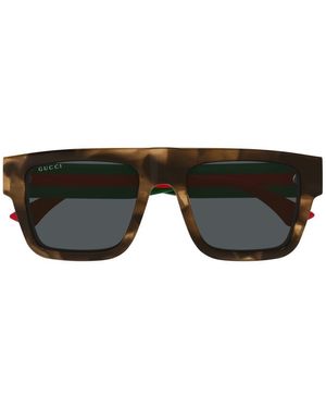 Gucci Square Frame Sunglasses - Black