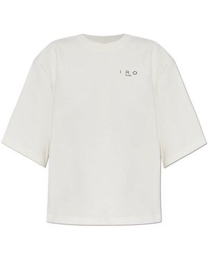 IRO Chadie Crew Neck T-shirt - White