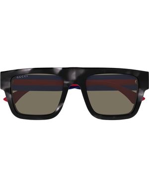 Gucci Square Frame Sunglasses - Black