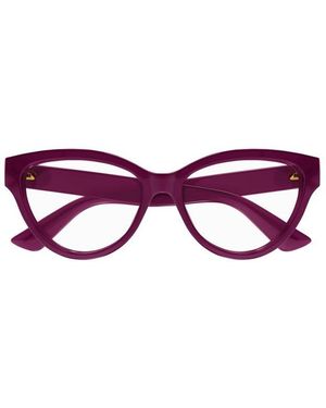 Gucci Cat-Eye Frame Glasses - Purple