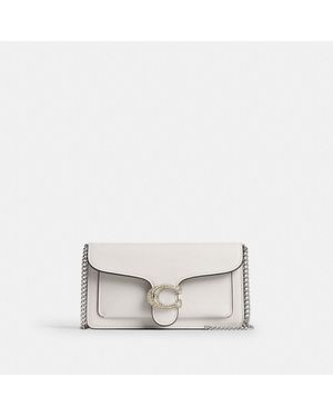 COACH Tabby Chain Clutch - White