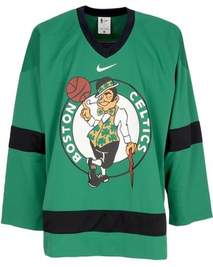 Nike Nba Courtside Hockey Jersey Boscel - Green